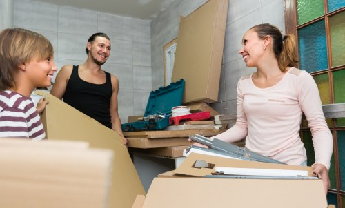 Moving team handling a townhouse relocation in Belgravia
