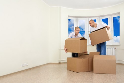 Local removal service preparing for a move in Belgravia