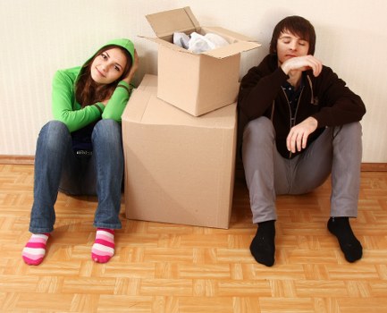 Moving truck service preparing a Belgravia residential move