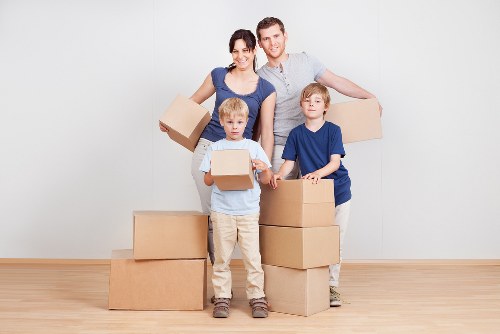 Moving day preparations for a Belgravia property