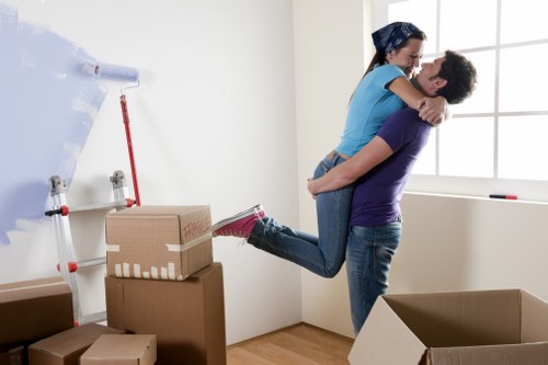 Careful packing and labelling for an office move in central London
