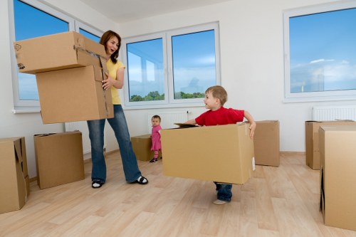 Careful packing and wrapping of furniture for a Belgravia relocation