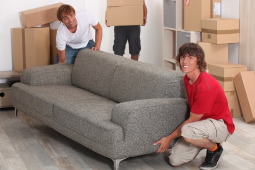 Team discussing a complaints review for a removals service
