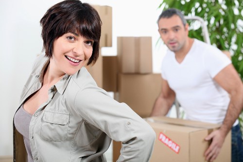 Office relocation support with boxes and furniture in Belgravia